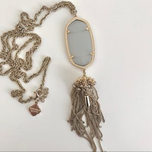 Kendra Scott Rayne Necklace Slate Cat’s Eye